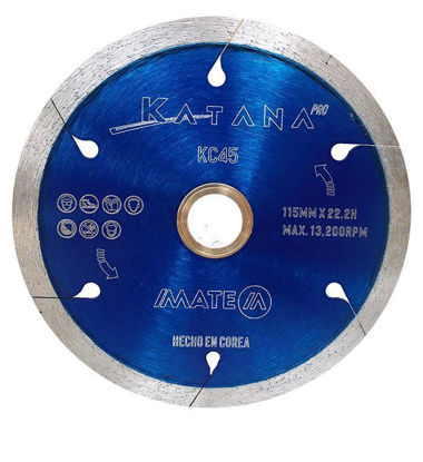 Imagen de DISCO DE CORTE RIN CONTINUO 4 1/2" SERIE KATANA PRO