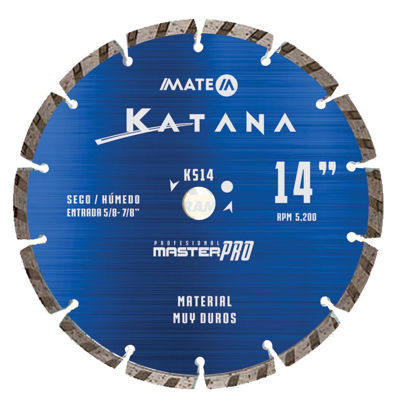 Imagen de DISCO DE CORTE SEGMENTADO 14" SERIE KATANA PRO